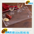High Quality Elegant Style Acrylic Tray,Acrylic Appetizer Tray,Acrylic Container